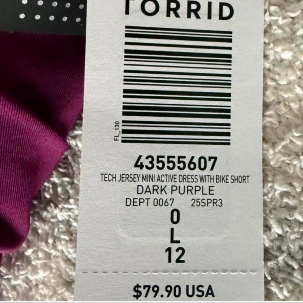 Torrid Performance Core Mini 2Fer Active Dress Wi… - image 4